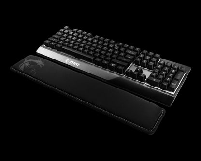 MSI Vigor-WR01 descansa muÃ±ecas Espuma de memoria, Caucho Negro_4