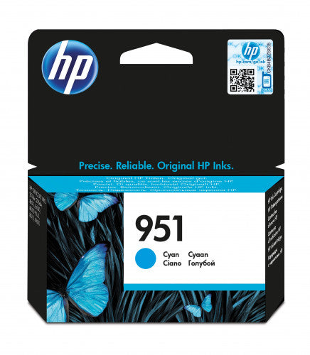 HP 951 Cyan Original Ink Cartridge cartucho de tinta 1 pieza(s) Rendimiento estándar_0