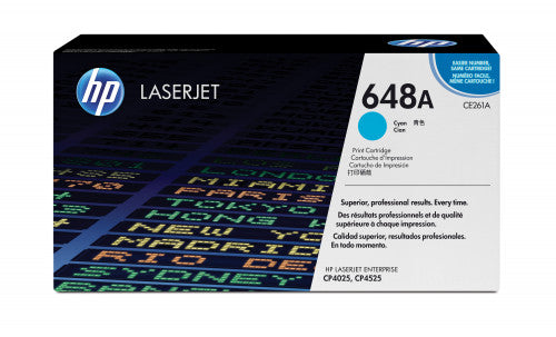 HP Toner CE261A / 648A Ciano_0