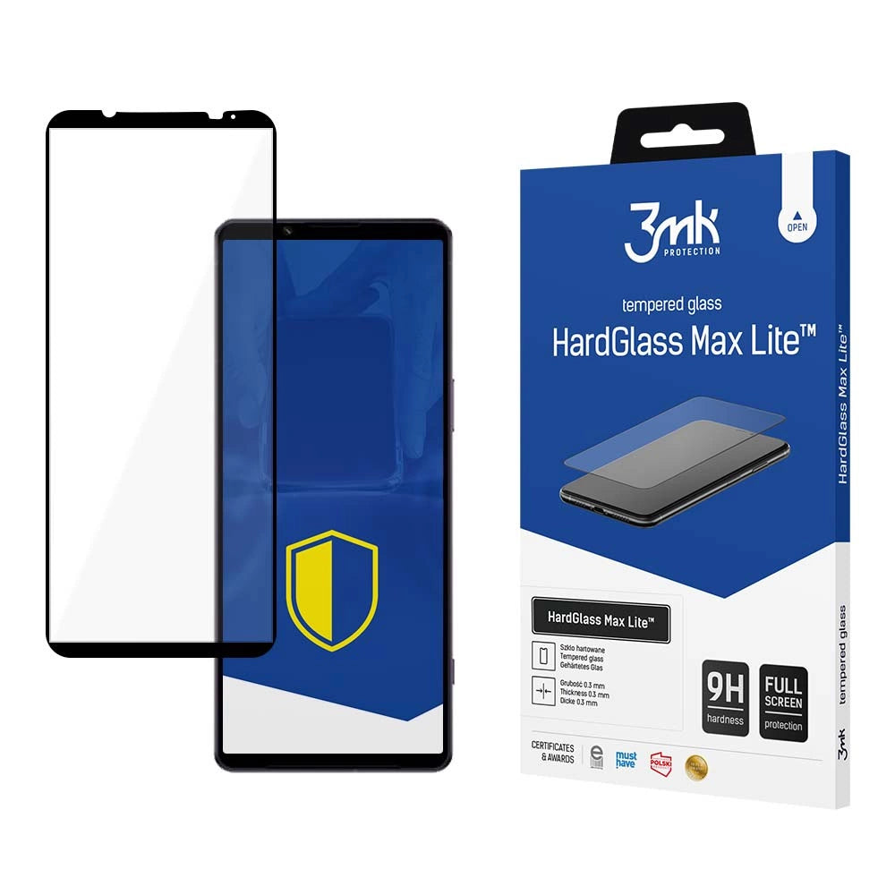 9H 3mk HardGlass Max Lite™ glass for Sony Xperia 1 V_0