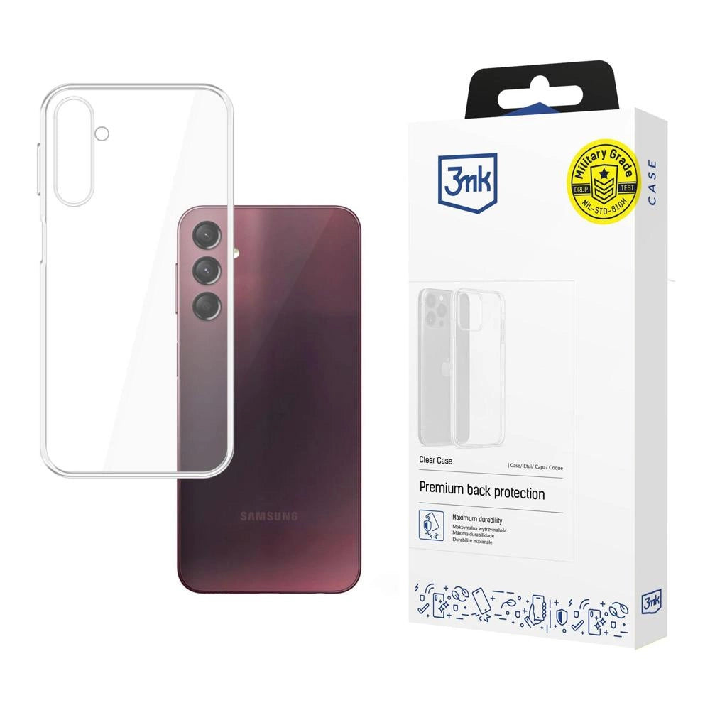 3mk Clear Case for Samsung Galaxy A24 4G - transparent_0