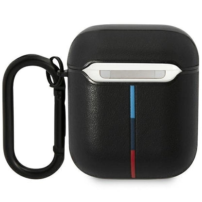 BMW BMA222PVTK AirPods 1/2 cover black/black Leather Curved Line_1