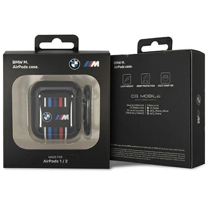 BMW BMA222SWTK AirPods 1/2 cover black/black Multiple Colored Lines_2