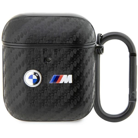 BMW BMA2WMPUCA2 AirPods 1/2 cover black/black Carbon Double Metal Logo_0