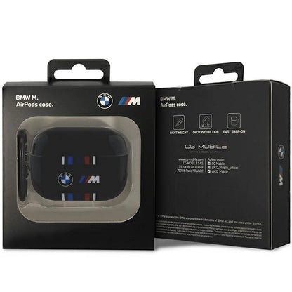 BMW BMAP222SWTK AirPods Pro 2 gen cover black/black Multiple Colored Lines_3