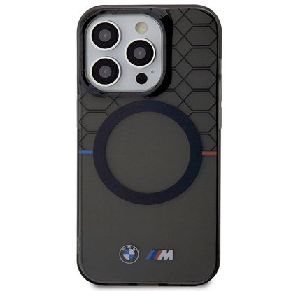 Case BMW BMHMP14LHGPK iPhone 14 Pro 6.1&quot; Grey/Grey Pattern MagSafe_2