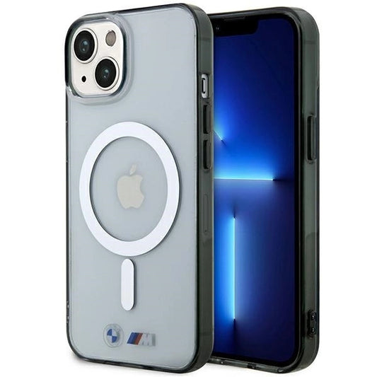 BMW Silver Ring MagSafe case for iPhone 14 Plus - transparent_0