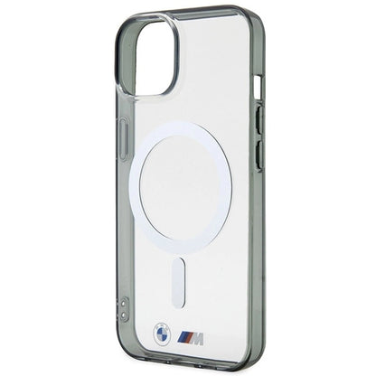 BMW Silver Ring MagSafe case for iPhone 14 Plus - transparent_5
