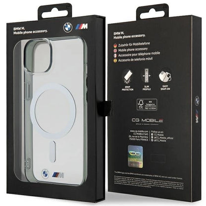 BMW Silver Ring MagSafe case for iPhone 14 Plus - transparent_7