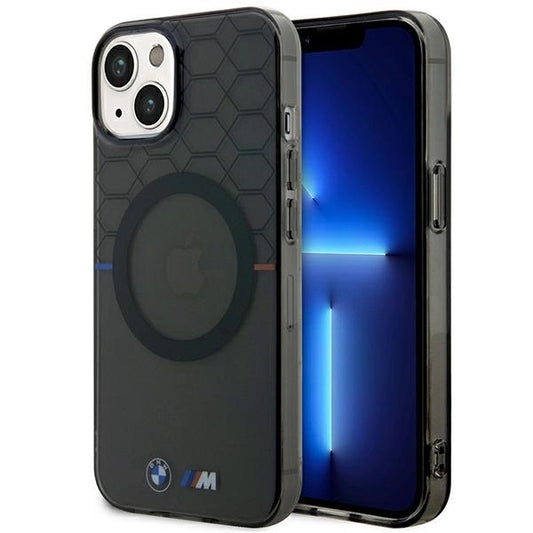 BMW Pattern MagSafe case for iPhone 14 Plus - gray_0