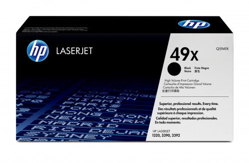 49X Cartuccia di stampa smart ad alta capacitÃƒÂ  per stampanti HP LaserJet 1320- nero (fino a_2