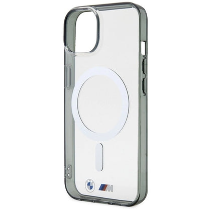 BMW BMHMP14SHCRS iPhone 14 6.1&quot; case transparent hardcase Silver Ring MagSafe_5