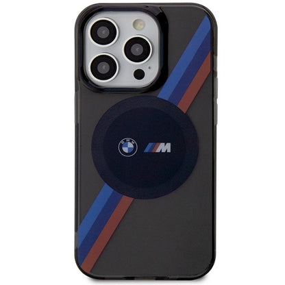 Case BMW BMHMP14XHDTK iPhone 14 Pro Max 6.7&quot; grey/grey hardcase Tricolor Stripes MagSafe_2