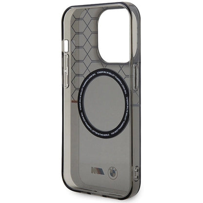 Case BMW BMHMP14XHGPK iPhone 14 Pro Max 6.7&quot; grey/grey hardcase Pattern MagSafe_6