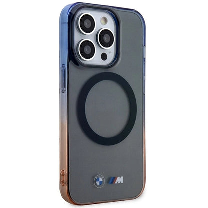 Case BMW BMHMP14XHTGE iPhone 14 Pro Max 6.7&quot; grey/grey hardcase Gradient Bumper MagSafe_3