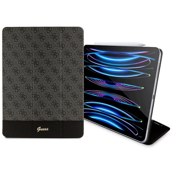 Etui Guess 4G Stripe Allover na iPad Pro 12.9" - czarne_2