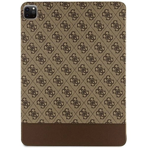 Guess 4G Stripe Allover case for iPad Pro 12.9" - brown_1
