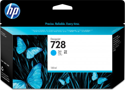HP 728 130-ml Cyan DesignJet Ink Cartridge cartucho de tinta 1 pieza(s) Original_1