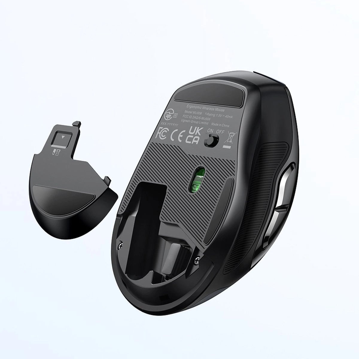 Ugreen MU006 wireless optical mouse USB 2.4GHz / Bluetooth 5.0 4000 DPI - black_12