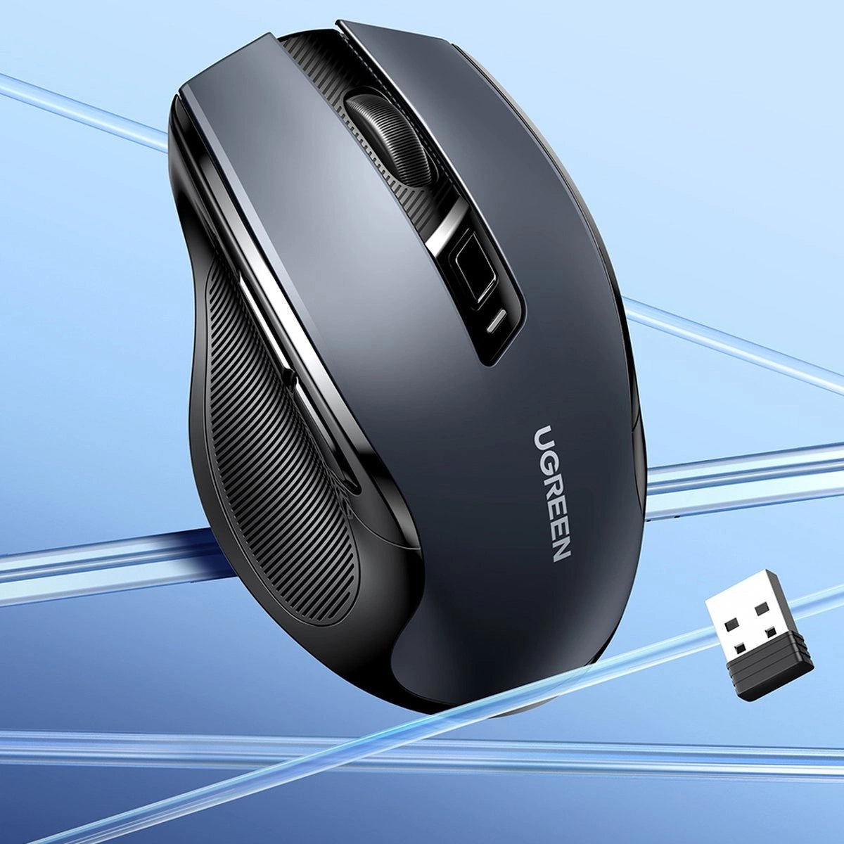 Ugreen MU006 wireless optical mouse USB 2.4GHz / Bluetooth 5.0 4000 DPI - black_6