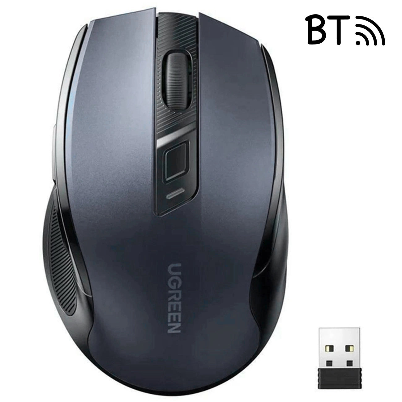 Ugreen MU006 wireless optical mouse USB 2.4GHz / Bluetooth 5.0 4000 DPI - black_0