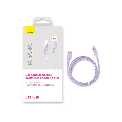 Baseus Explorer Series cable USB - Lightning 2.4A 2 m white (CATS010102)_19