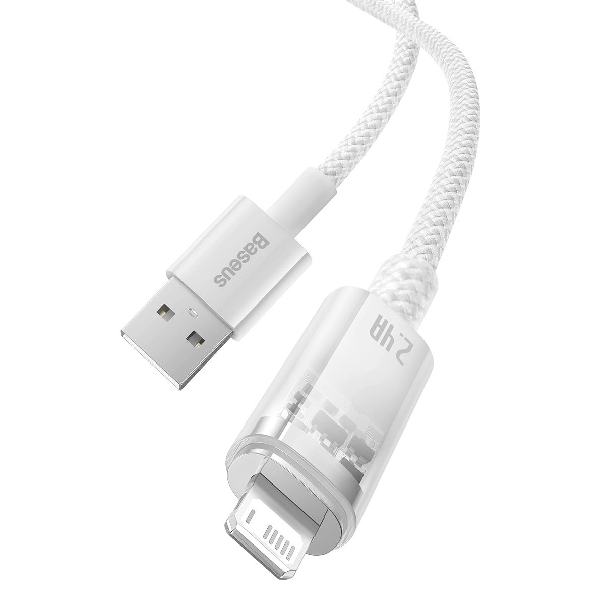 Baseus Explorer Series cable USB - Lightning 2.4A 2 m white (CATS010102)_7