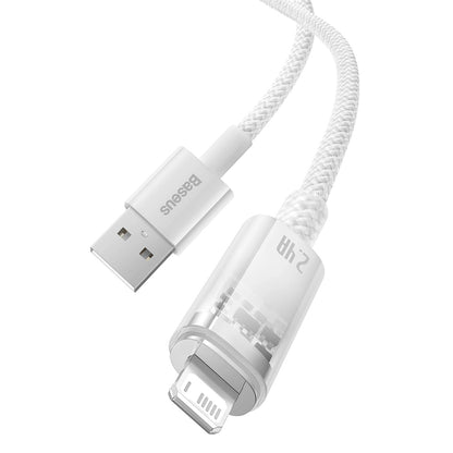 Baseus Explorer Series cable USB - Lightning 2.4A 2 m white (CATS010102)_7