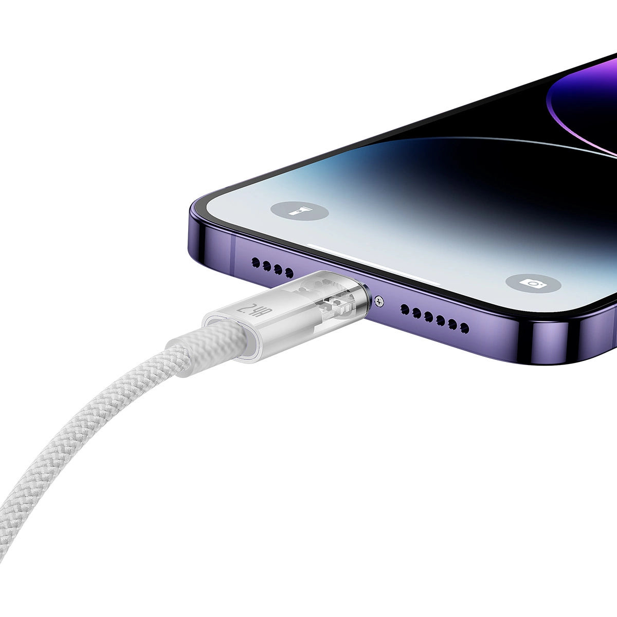 Baseus Explorer Series cable USB - Lightning 2.4A 2 m white (CATS010102)_8