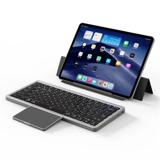 Dux Ducis OK Series wireless Bluetooth keyboard with touchpad - black_0