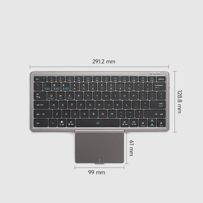 Dux Ducis OK Series wireless Bluetooth keyboard with touchpad - black_13