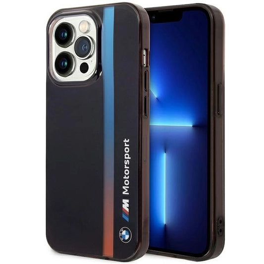 Case BMW BMHCP14X22HVGV iPhone 14 Pro Max 6.7&quot; black/black IML Tricolor Stripe_0