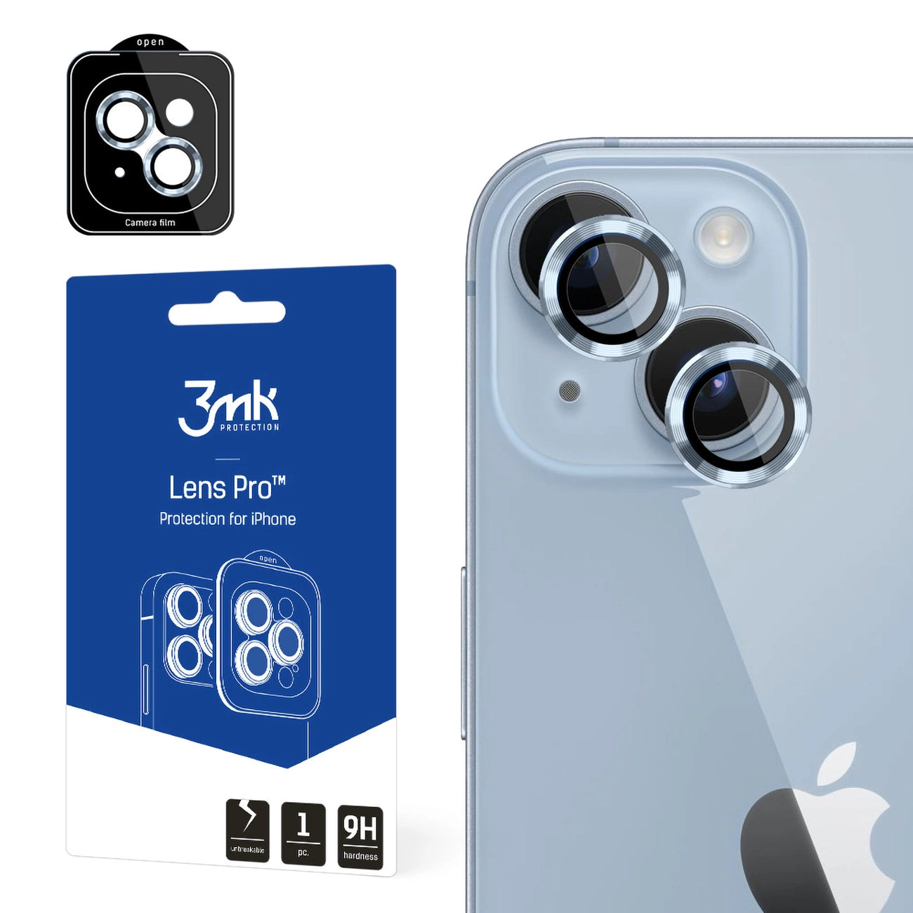 3mk Lens Protection Pro camera cover for iPhone 14 - blue_0