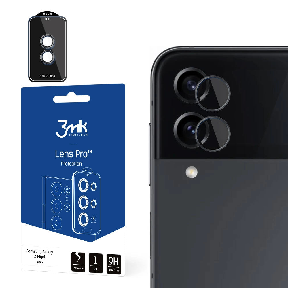 3mk Lens Protection Pro Camera Cover for Samsung Galaxy Z Flip 4 - Black_0