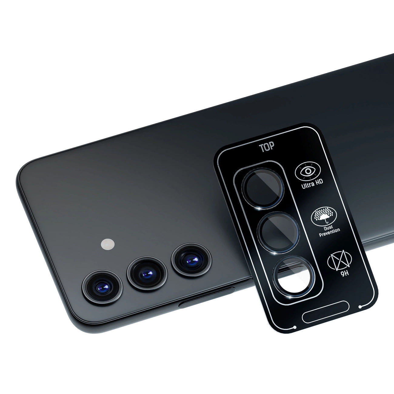 3mk Lens Protection Pro Camera Cover for Samsung Galaxy A14 / A34 5G - Black_3