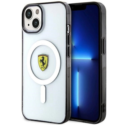 Ferrari FEHMP14MURKT iPhone 14 Plus 6.7" clear/transparent hardcase Outline Magsafe_0