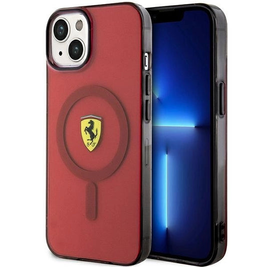 Ferrari FEHMP14SURKR iPhone 14 6.1" red/red hardcase Translucent Magsafe_0