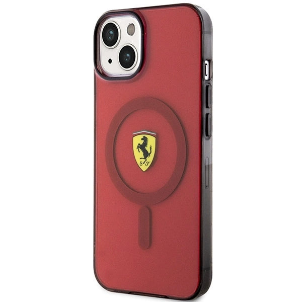 Ferrari FEHMP14SURKR iPhone 14 6.1" red/red hardcase Translucent Magsafe_1