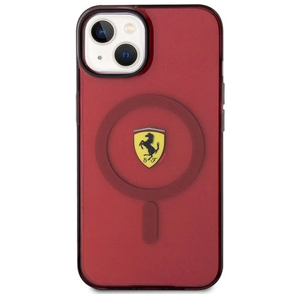 Ferrari FEHMP14SURKR iPhone 14 6.1" red/red hardcase Translucent Magsafe_2