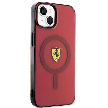 Ferrari FEHMP14SURKR iPhone 14 6.1" red/red hardcase Translucent Magsafe_3