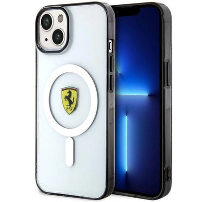 Ferrari FEHMP14SURKT iPhone 14 6.1" clear/transparent hardcase Outline Magsafe_0