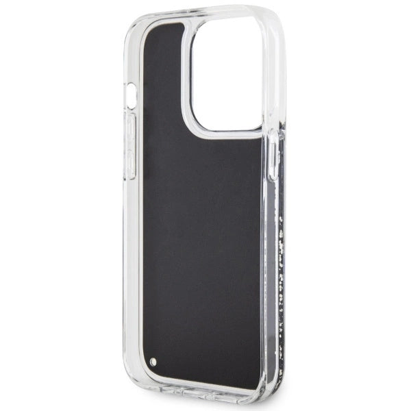 Guess GUHCP14LLCSGSGK iPhone 14 Pro 6.1" black/black hardcase Liquid Glitter Marble_6