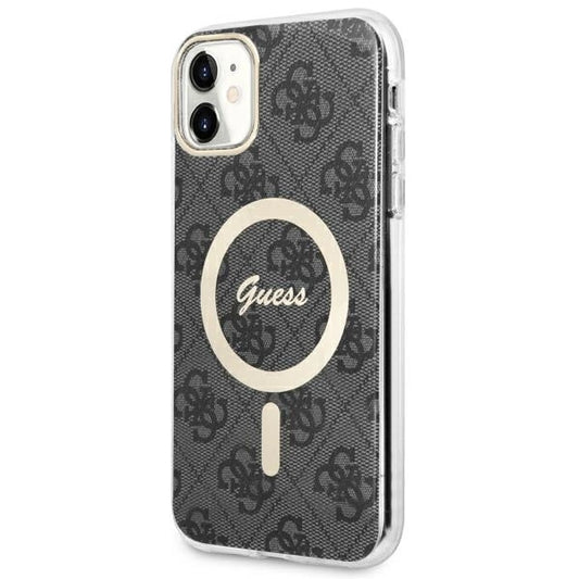 Guess GUHMN61H4STK iPhone 11 6.1" black/black hardcase 4G MagSafe_0