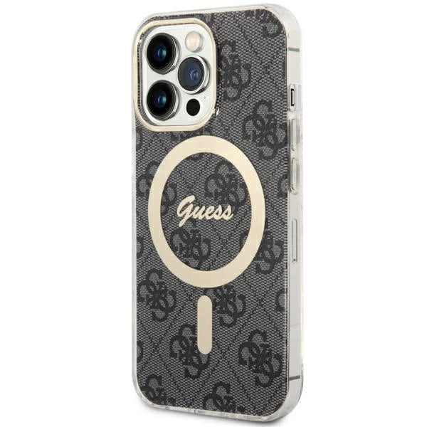 Guess GUHMP13LH4STK iPhone 13 Pro / 13 6.1" black/black hardcase 4G MagSafe_0