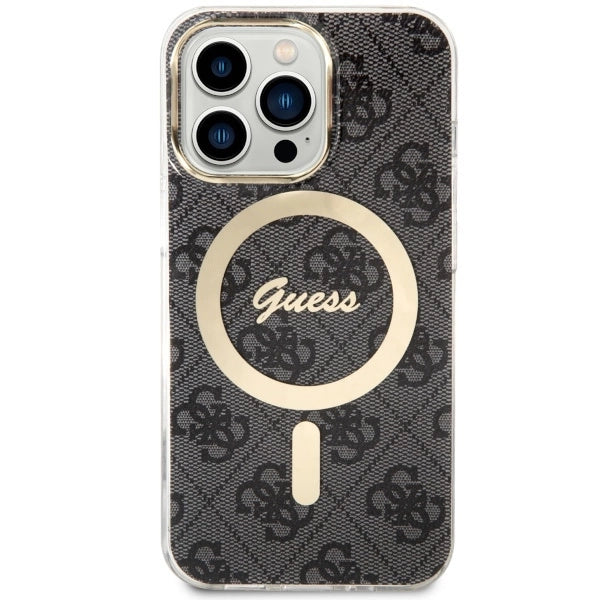 Guess GUHMP13LH4STK iPhone 13 Pro / 13 6.1" black/black hardcase 4G MagSafe_1