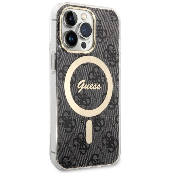 Guess GUHMP13LH4STK iPhone 13 Pro / 13 6.1" black/black hardcase 4G MagSafe_2