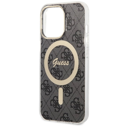 Guess GUHMP13LH4STK iPhone 13 Pro / 13 6.1" black/black hardcase 4G MagSafe_4