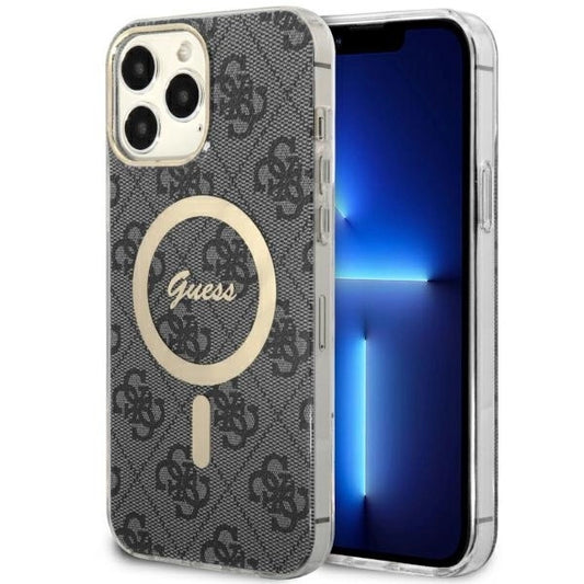 Guess GUHMP13XH4STK iPhone 13 Pro Max 6.7" black/black hardcase 4G MagSafe_0