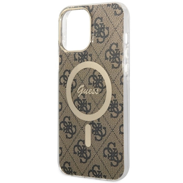 Guess GUHMP13XH4STW iPhone 13 Pro Max 6.7" brown/brown hardcase 4G MagSafe_5