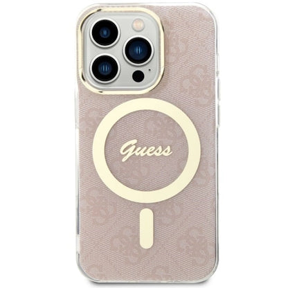 Guess GUHMP14LH4STP iPhone 14 Pro 6.1" pink/pink hardcase 4G MagSafe_2